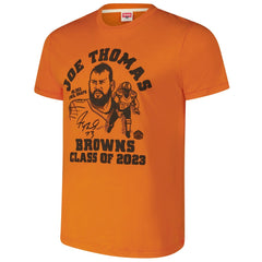 Cleveland Browns Joe Thomas Homage Unisex Caricature Retired Player Tri-Blend T-Shirt | NFL Sale