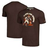 Cleveland Browns Joe Thomas Homage Unisex Caricature Retired Player Tri-Blend T-Shirt | NFL Sale