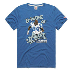 Dallas Cowboys DeMarcus Ware Homage Unisex Caricature Retired Player Tri-Blend T-Shirt | NFL Discount