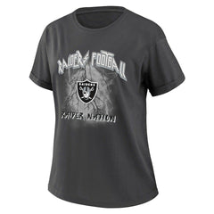 Las Vegas Raiders WEAR by Erin Andrews Women's Boyfriend T-Shirt | NFL Discount