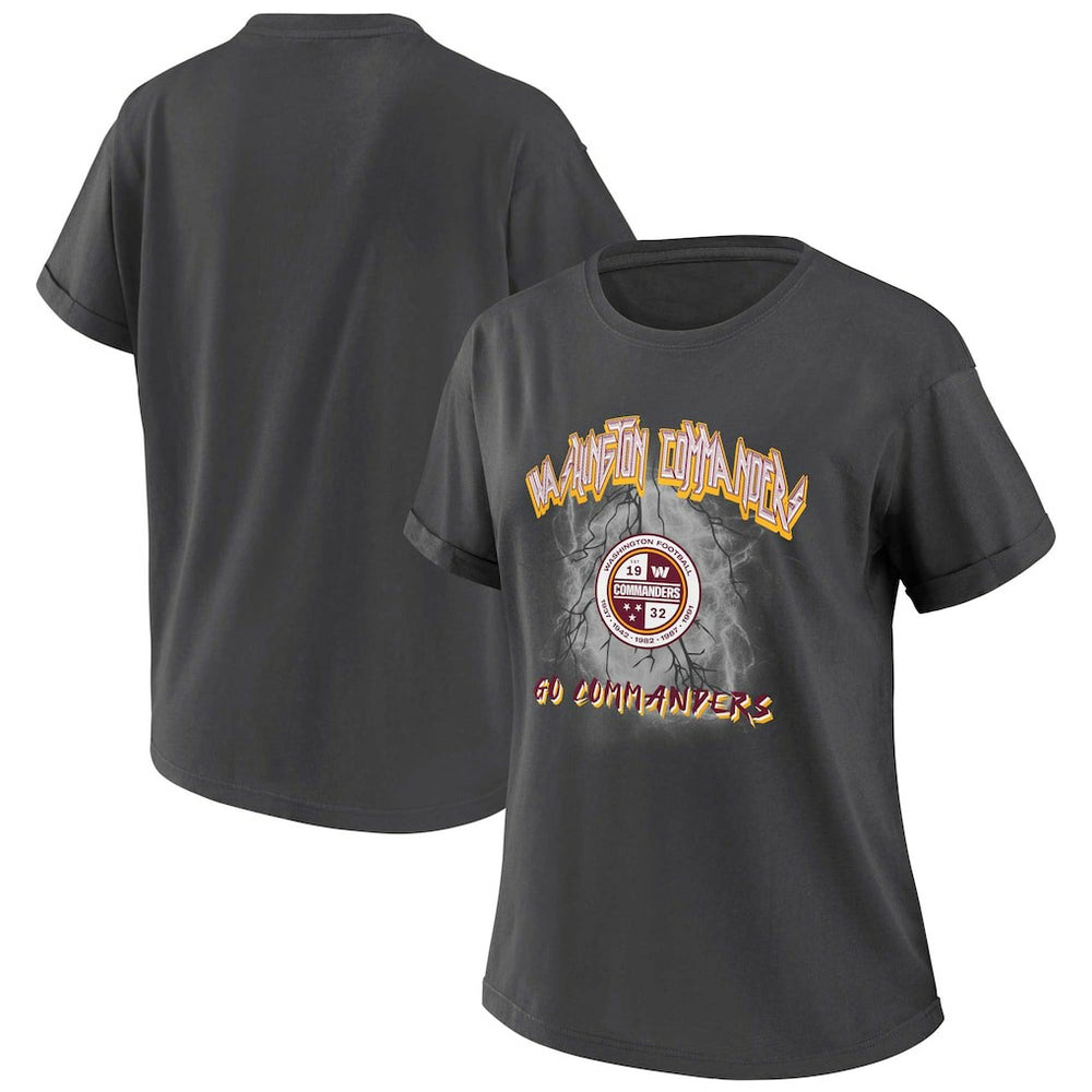 Washington Commanders WEAR by Erin Andrews Women's Boyfriend T-Shirt | NFL Sale