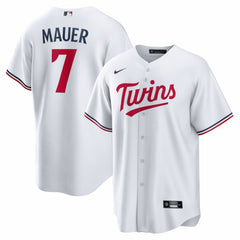 Joe Mauer Minnesota Twins Nike Home Retired Player Replica Jersey - MLB Jerseys