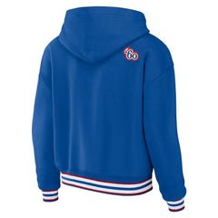 Buffalo Bills WEAR by Erin Andrews Women's Plus Size Lace-Up Pullover Hoodie | NFL New