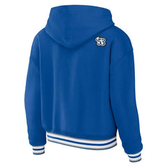 Indianapolis Colts WEAR by Erin Andrews Women's Plus Size Lace-Up Pullover Hoodie | NFL US