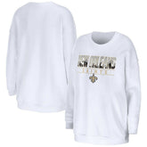 New Orleans Saints WEAR by Erin Andrews Women's Domestic Pullover Sweatshirt | NFL Online