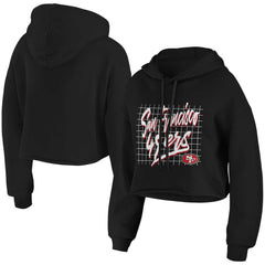 San Francisco 49ers WEAR by Erin Andrews Women's Domestic Cropped Pullover Hoodie | NFL New