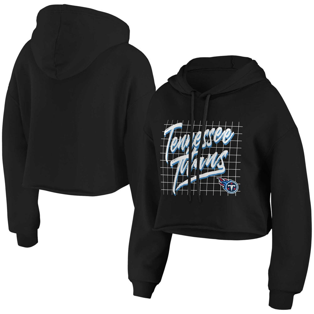 Tennessee Titans WEAR by Erin Andrews Women's Domestic Cropped Pullover Hoodie | NFL Hot