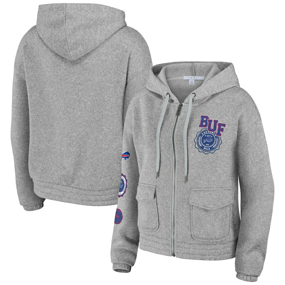 Buffalo Bills WEAR by Erin Andrews Women's Full-Zip Hoodie | NFL On sale