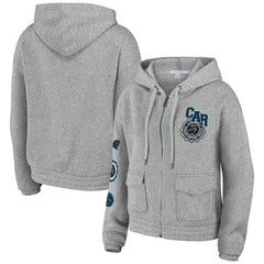 Carolina Panthers WEAR by Erin Andrews Women's Full-Zip Hoodie | NFL Discount