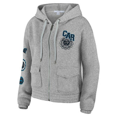Carolina Panthers WEAR by Erin Andrews Women's Full-Zip Hoodie | NFL Discount
