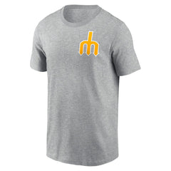 Seattle Mariners Nike Cooperstown Collection Large Logo 2-Hit T-Shirt - MLB T-shirts