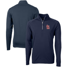 St. Louis Cardinals Cutter & Buck Adapt Eco Knit Stretch Recycled Quarter-Zip Pullover Top - MLB Pullover