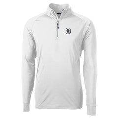 Detroit Tigers Cutter & Buck Adapt Eco Knit Stretch Recycled Quarter-Zip Pullover Top - MLB Pullover