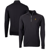 Pittsburgh Pirates Cutter & Buck Adapt Eco Knit Stretch Recycled Quarter-Zip Pullover Top - MLB Pullover