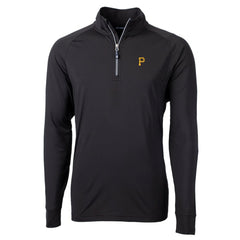Pittsburgh Pirates Cutter & Buck Adapt Eco Knit Stretch Recycled Quarter-Zip Pullover Top - MLB Pullover