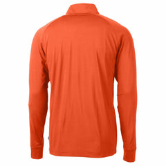 New York Mets Cutter & Buck Adapt Eco Knit Stretch Recycled Quarter-Zip Pullover Top - MLB Pullover