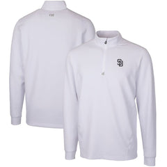 San Diego Padres Cutter & Buck Traverse Stretch Quarter-Zip Pullover Top - MLB Pullover