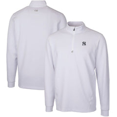 New York Yankees Cutter & Buck Traverse Stretch Quarter-Zip Pullover Top - MLB Pullover