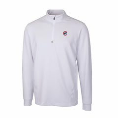 Chicago Cubs Cutter & Buck Traverse Stretch Quarter-Zip Pullover Top - MLB Pullover