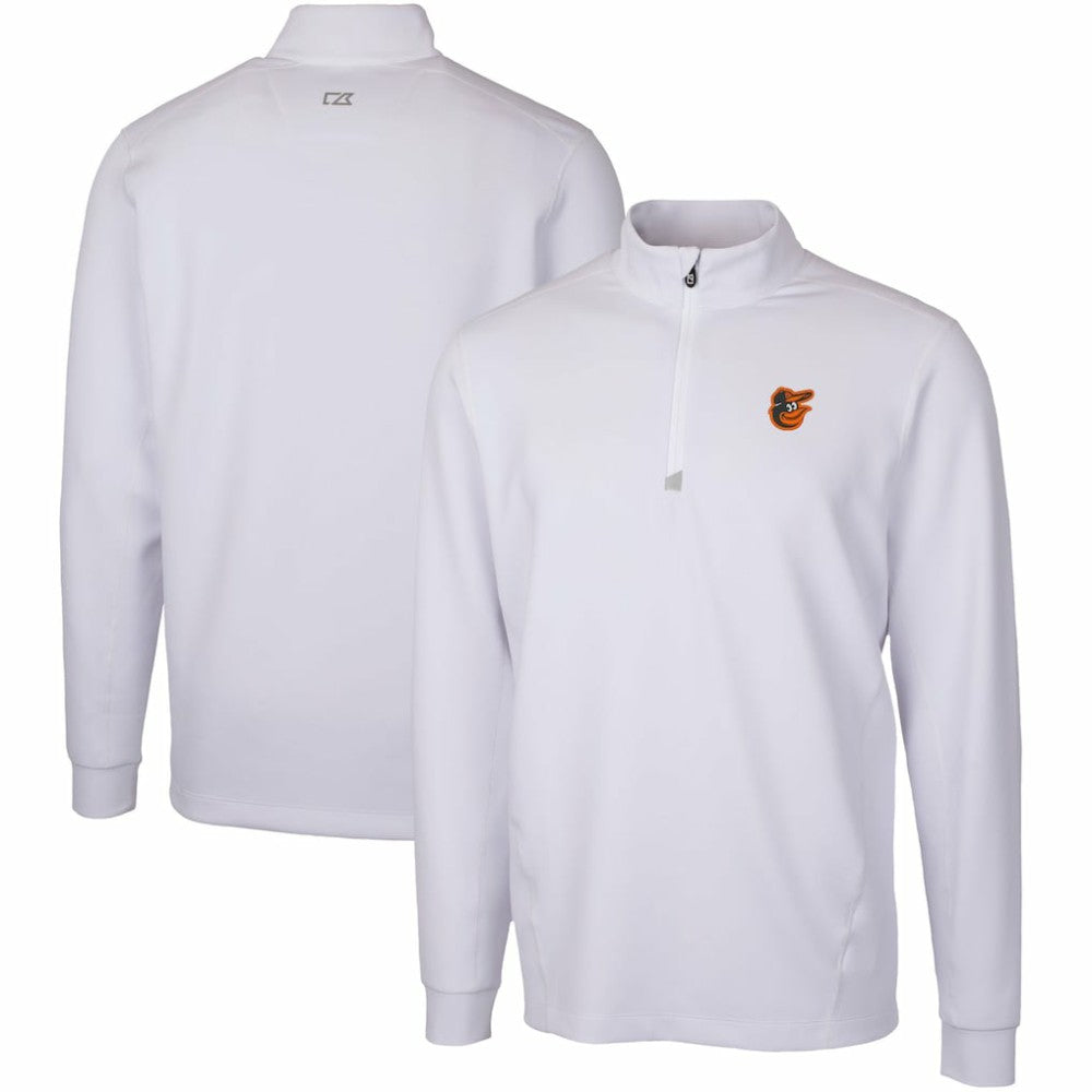 Baltimore Orioles Cutter & Buck Traverse Stretch Quarter-Zip Pullover Top - MLB Pullover