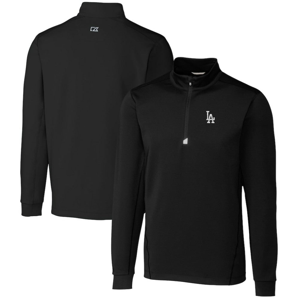 Los Angeles Dodgers Cutter & Buck Traverse Stretch Quarter-Zip Pullover Top - MLB Pullover