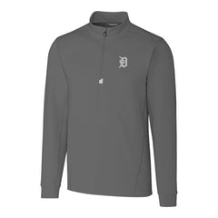 Detroit Tigers Cutter & Buck Big & Tall Traverse Stretch Quarter-Zip Pullover Top - MLB Pullover