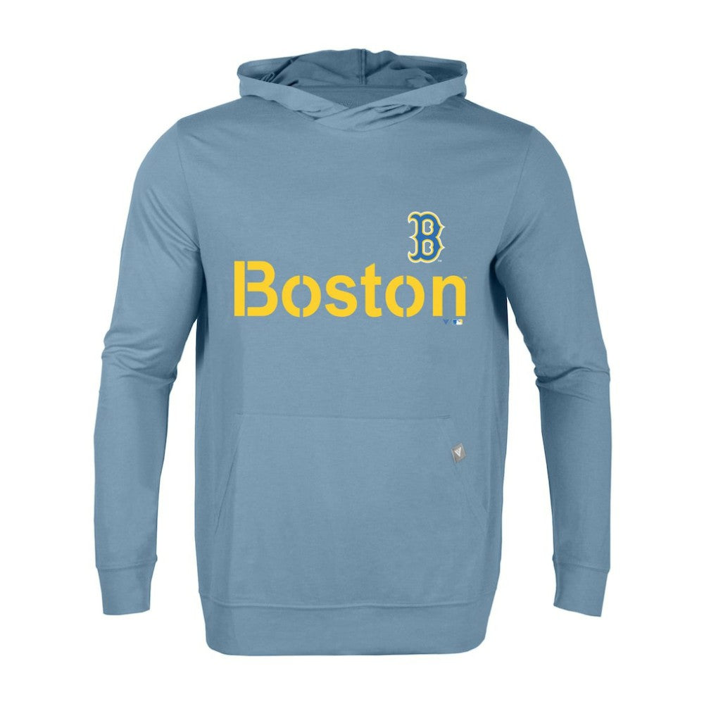 Boston Red Sox Levelwear City Connect Relay Core Logo Pullover Hoodie - MLB Hoodies
