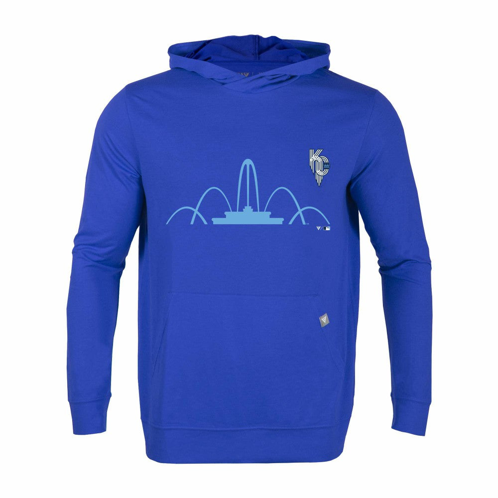Kansas City Royals Levelwear City Connect Relay Core Logo Pullover Hoodie - MLB Hoodies