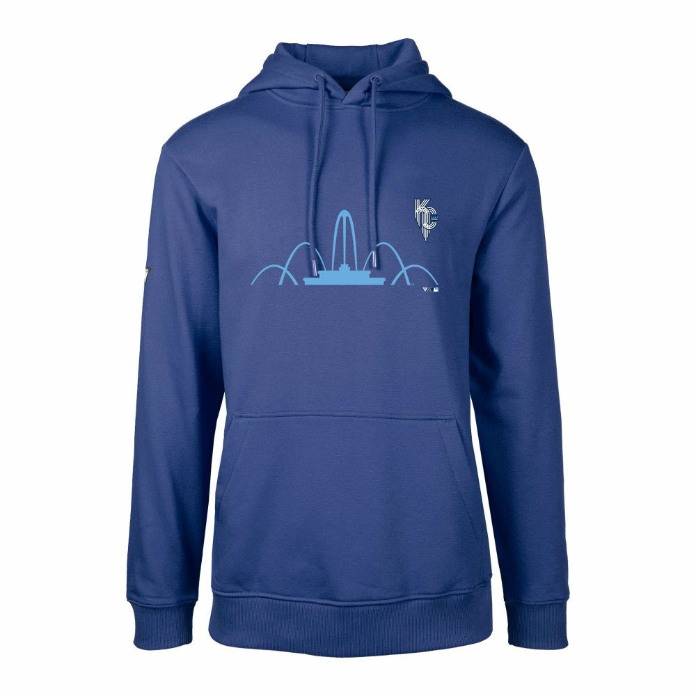 Kansas City Royals Levelwear City Connect Podium Core Logo Pullover Hoodie - MLB Hoodies