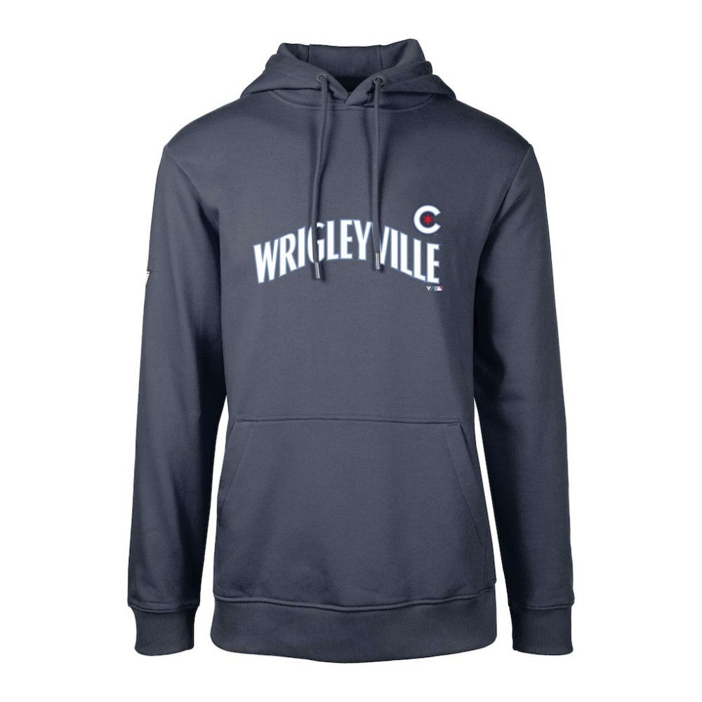 Chicago Cubs Levelwear City Connect Podium Core Logo Pullover Hoodie - MLB Hoodies