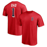 Boston Red Sox Number One Dad T-Shirt - MLB T-shirts