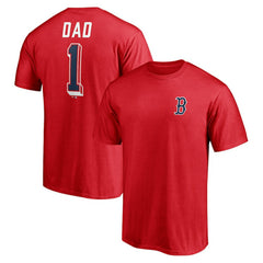 Boston Red Sox Number One Dad T-Shirt - MLB T-shirts