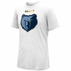 White Memphis Grizzlies Stadium Essentials Unisex 2023 NBA Playoffs Roster T-Shirt | NBA