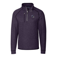 Minnesota Vikings Cutter & Buck Helmet Mainsail Sweater-Knit Half-Zip Pullover Jacket | NFL On sale