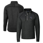 Minnesota Vikings Cutter & Buck Helmet Mainsail Sweater-Knit Half-Zip Pullover Jacket | NFL Outlet
