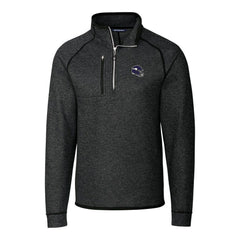 Minnesota Vikings Cutter & Buck Helmet Mainsail Sweater-Knit Half-Zip Pullover Jacket | NFL Outlet