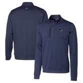 Chicago Bears Cutter & Buck Helmet Stealth Heathered Quarter-Zip Pullover Top | NFL US
