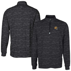 Green Bay Packers Cutter & Buck Helmet Traverse Camo Print Stretch Quarter-Zip Pullover Top | NFL US