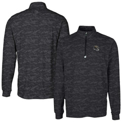 Baltimore Ravens Cutter & Buck Helmet Traverse Camo Print Stretch Quarter-Zip Pullover Top | NFL Hot