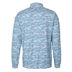 Buffalo Bills Cutter & Buck Helmet Traverse Camo Print Stretch Quarter-Zip Pullover Top | NFL Hot