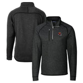 Washington Commanders Cutter & Buck Helmet Mainsail Sweater-Knit Half-Zip Pullover Jacket | NFL Discount