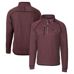 Washington Commanders Cutter & Buck Helmet Mainsail Sweater-Knit Half-Zip Pullover Jacket | NFL On sale
