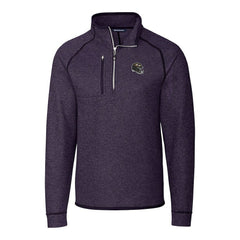 Baltimore Ravens Cutter & Buck Helmet Mainsail Sweater-Knit Half-Zip Pullover Jacket | NFL New