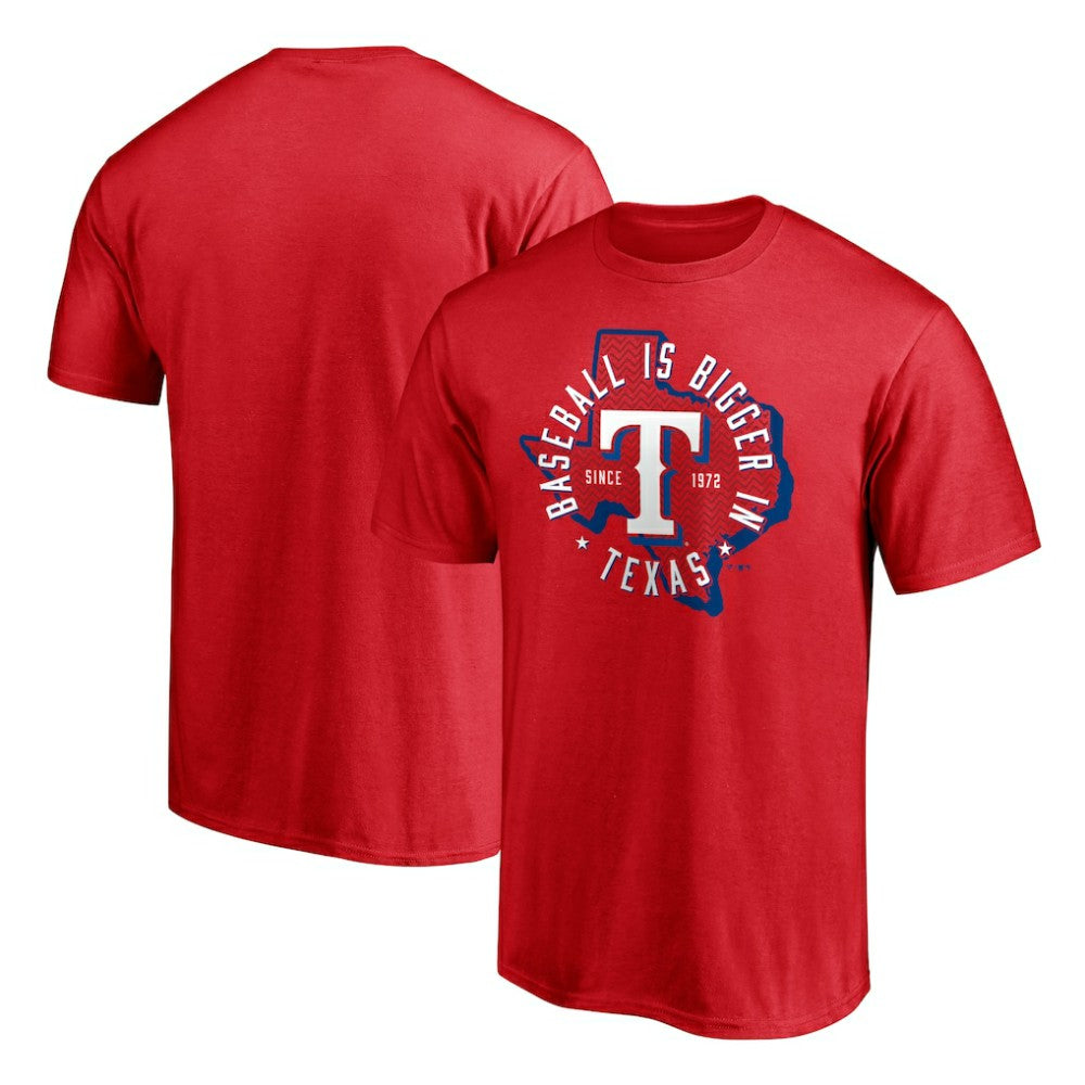 Texas Rangers Hometown Collection Baseball Is Bigger In Texas T-Shirt - MLB T-shirts