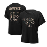 Jacksonville Jaguars Trevor Lawrence Majestic Threads Women's Leopard Player Name & Number T-Shirt | NFL Sale