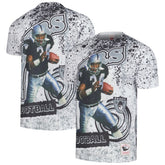Las Vegas Raiders Bo Jackson Retired Player Name & Number Burst T-Shirt | NFL Sale