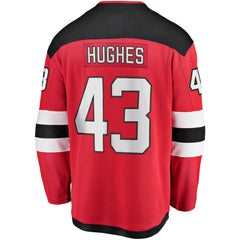Luke Hughes New Jersey Devils Fanatics Home Breakaway Player Jersey - NHL Jerseys