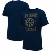 Navy New Orleans Pelicans Stadium Essentials Unisex City Year T-Shirt | NBA