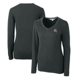New Orleans Saints Cutter & Buck Women's Helmet Logo Lakemont Tri-Blend V-Neck Pullover Sweater | NFL Outlet