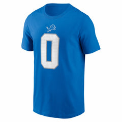 Detroit Lions Jahmyr Gibbs Name & Number T-Shirt | NFL New
